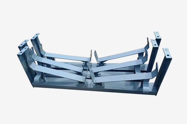 智能纠偏托辊支架